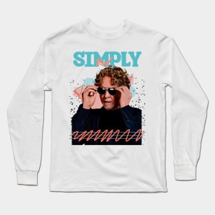 Simply Red Fan Art Retro Design // Vintage Long Sleeve T-Shirt